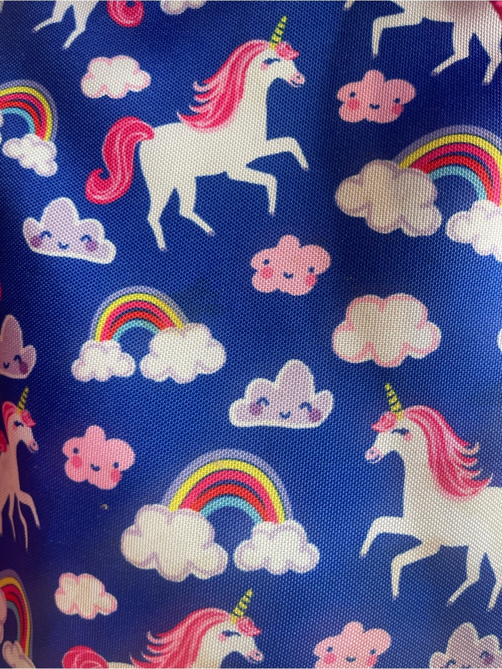 Crocodile Creek Kids Unicorn Backpack in Blue and Pink - Picture 4 of 8